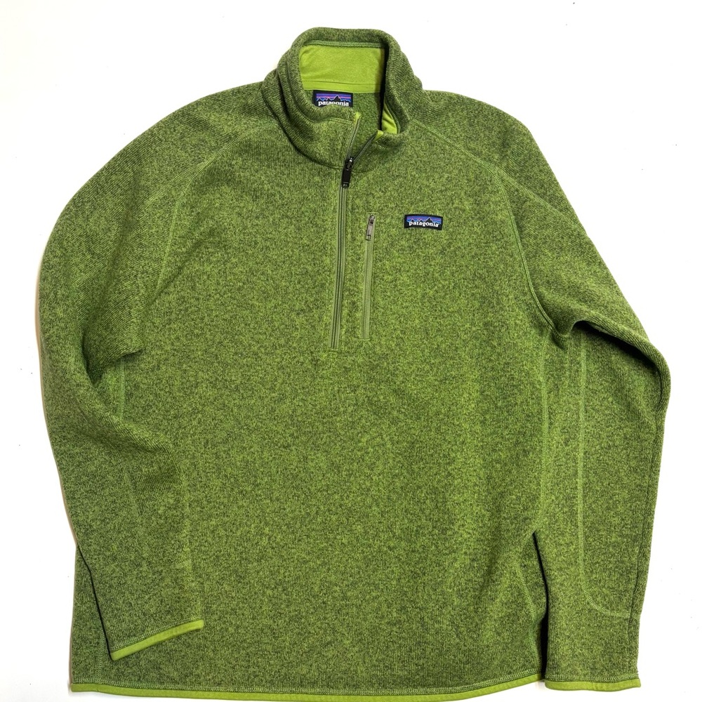 Patagonia Men's Olive Green Fleece Pullover